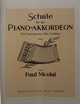 Akkordeon lernen mit der Piano Akkordeon Schule von Paul Nicolai